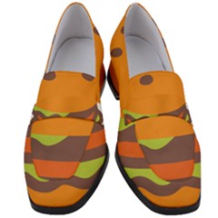 Hamburger Women s Chunky Heel Loafers by anzea