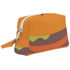 Hamburger Wristlet Pouch Bag (large)