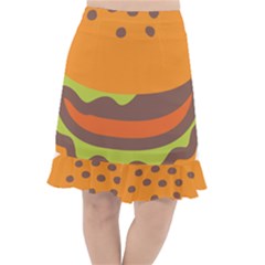 Hamburger Fishtail Chiffon Skirt by anzea