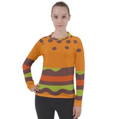 Hamburger Women s Pique Long Sleeve T-shirt