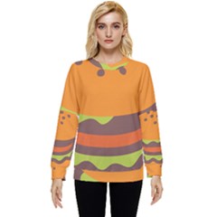 Hamburger Hidden Pocket Sweatshirt