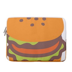 Hamburger 14  Vertical Laptop Sleeve Case With Pocket