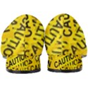 Caution Road Sign Cross Yellow Women s Low Heels View4