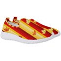 Autumn Fall Leaves Vertical Men s Slip On Sneakers View3