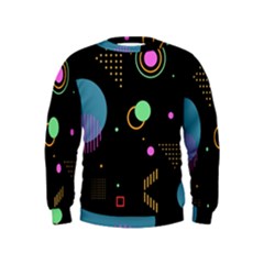 Colartive, Aesthetic, Amoled, Black, Colorful, Desenho Kids  Sweatshirt