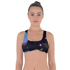 Colartive, Aesthetic, Amoled, Black, Colorful, Desenho Got No Strings Sports Bra by kyorashop23