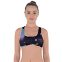 Colartive, Aesthetic, Amoled, Black, Colorful, Desenho Got No Strings Sports Bra View1