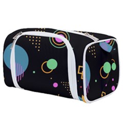 Colartive, Aesthetic, Amoled, Black, Colorful, Desenho Toiletries Pouch by kyorashop23