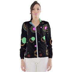 Colartive, Aesthetic, Amoled, Black, Colorful, Desenho Women s Windbreaker