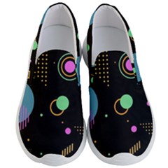 Colartive, Aesthetic, Amoled, Black, Colorful, Desenho Men s Lightweight Slip Ons by kyorashop23