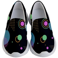 Colartive, Aesthetic, Amoled, Black, Colorful, Desenho Kids Lightweight Slip Ons by kyorashop23