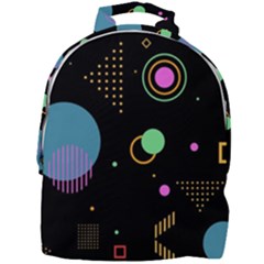 Colartive, Aesthetic, Amoled, Black, Colorful, Desenho Mini Full Print Backpack by kyorashop23