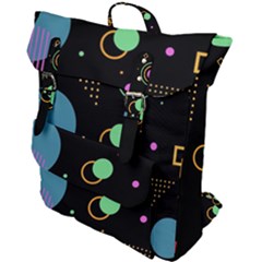 Colartive, Aesthetic, Amoled, Black, Colorful, Desenho Buckle Up Backpack by kyorashop23