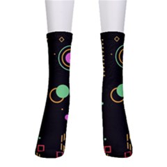 Colartive, Aesthetic, Amoled, Black, Colorful, Desenho Crew Socks by kyorashop23