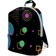 Colartive, Aesthetic, Amoled, Black, Colorful, Desenho Zip Up Backpack by kyorashop23