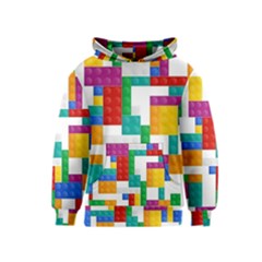 Colorful Bricks, Bricks, Colorful, Colors, Games, Lego, Rainbow Kids  Pullover Hoodie