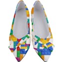 Colorful Bricks, Bricks, Colorful, Colors, Games, Lego, Rainbow Women s Bow Heels View1