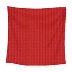 Ed Lego Texture Macro, Red Dots Background, Lego Square Tapestry (large) by kyorashop23