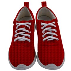 Ed Lego Texture Macro, Red Dots Background, Lego Mens Athletic Shoes by kyorashop23