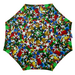 Falling Lego Bricks, Desenho Straight Umbrellas