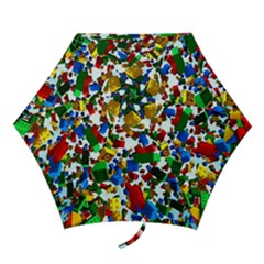 Falling Lego Bricks, Desenho Mini Folding Umbrellas by kyorashop23