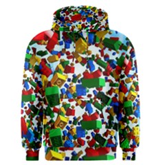 Falling Lego Bricks, Desenho Men s Core Hoodie