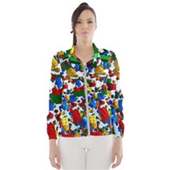 Falling Lego Bricks, Desenho Women s Windbreaker by kyorashop23