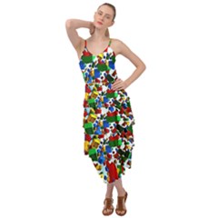 Falling Lego Bricks, Desenho Layered Bottom Dress by kyorashop23