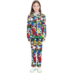 Falling Lego Bricks, Desenho Kids  Tracksuit by kyorashop23