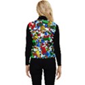 Falling Lego Bricks, Desenho Women s Button Up Puffer Vest View2