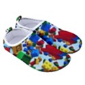 Falling Lego Bricks, Desenho Men s Sock-Style Water Shoes View3