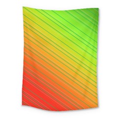 Orange Green Gradient Hunter Medium Tapestry