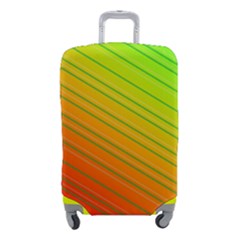 Orange Green Gradient Hunter Luggage Cover (small)