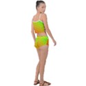 Orange Green Gradient Hunter Summer Cropped Co-Ord Set View2