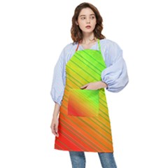 Orange Green Gradient Hunter Pocket Apron