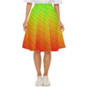 Orange Green Gradient Hunter Classic Short Skirt View1