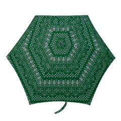 Christmas Knit Digital Mini Folding Umbrellas