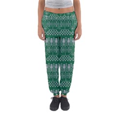 Christmas Knit Digital Women s Jogger Sweatpants