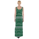 Christmas Knit Digital Thigh Split Maxi Dress View2