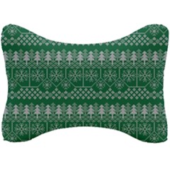 Christmas Knit Digital Seat Head Rest Cushion