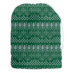 Christmas Knit Digital Drawstring Pouch (3xl)