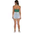 Christmas Knit Digital Backless Halter Cami Shirt View4