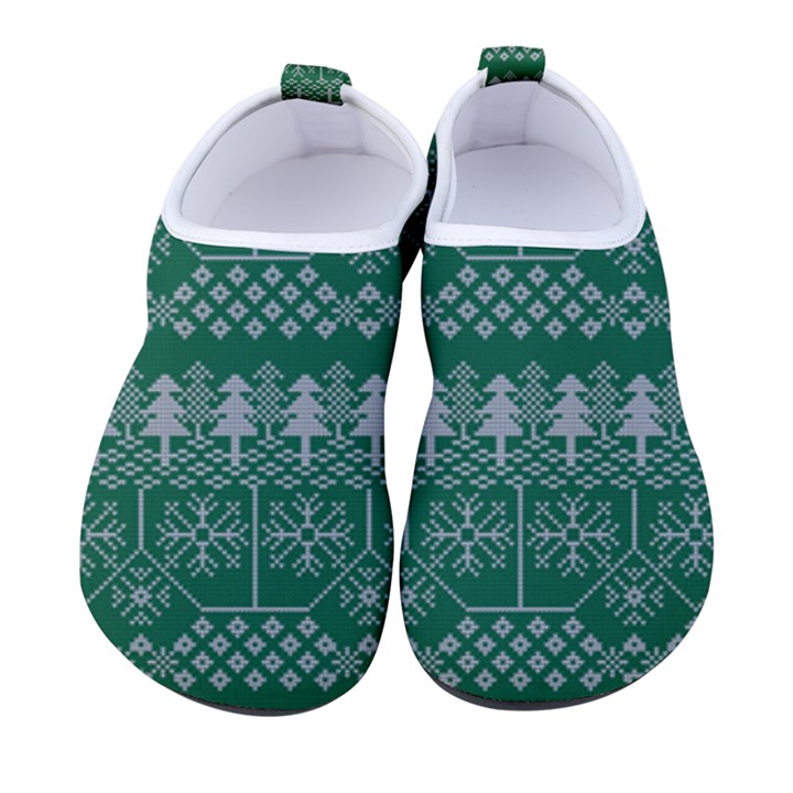 Christmas Knit Digital Men s Sock-Style Water Shoes