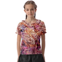 Blend  Kids  Frill Chiffon Blouse by kaleidomarblingart