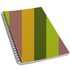 Autmn Stripes Colors Geometric Print Design 5 5  X 8 5  Notebook