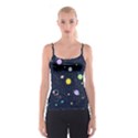 Aesthetic Outer Space Cartoon Art Spaghetti Strap Top View1