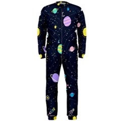 Aesthetic Outer Space Cartoon Art Onepiece Jumpsuit (men)