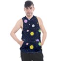 Aesthetic Outer Space Cartoon Art Men s Sleeveless Hoodie View1