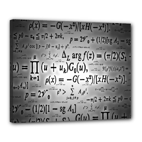 Math Formula Canvas 20  X 16  (stretched) by Bedest