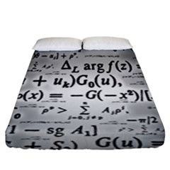 Math Formula Fitted Sheet (king Size) by Bedest